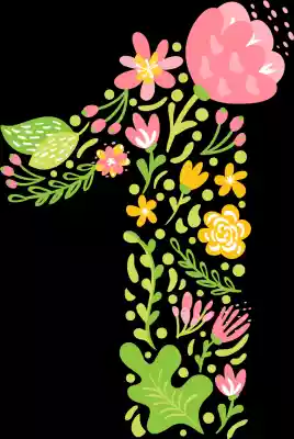 vectores plantilas ALFABETO,FLOR,